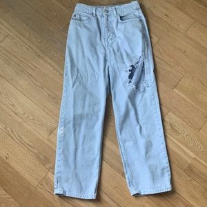 Light purple Zara mom jeans. Size 2.